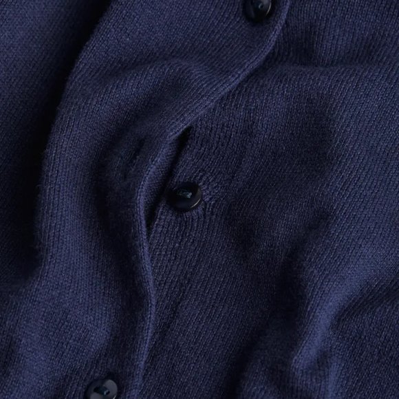 H&M Navy Fine-knit Cotton Cardigan/ NWT/4T - Picture 3 of 9